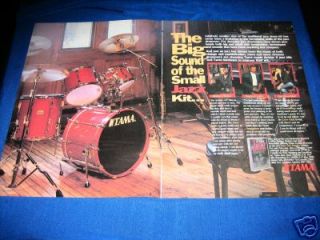 1992 Tama Drums 2pg Ad Maple Artstar II Jazz Kits