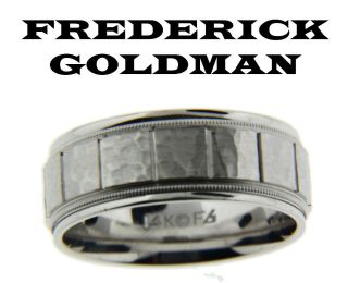 FREDERICK GOLDMAN 11 7262W85 G WEDDING BAND 14K SIZE10 NEW