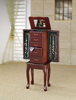jewelry armoire cherry in Jewelry & Watches