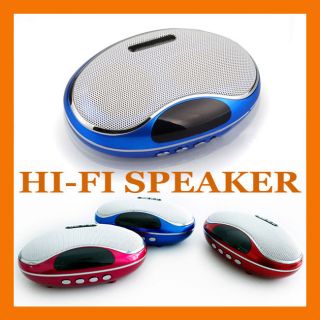 Mini Hi Fi Mobile Speaker Sound box Boombox USB/TF  Player with FM 