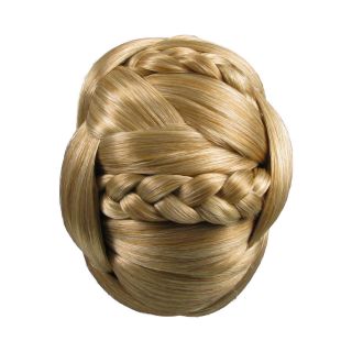 Jessica Simpson Hairdo Braided Chignon Clip In Bun Hair Ginger Blonde