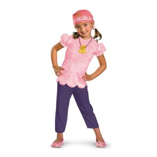 Disney Jake and the Neverland Pirates Izzy Pink Pirate costume 2T 3 4T 