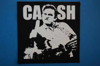 Johnny Cash Cloth Patch (CP129) Rock Country Reverend Horton Heat Mike 