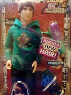 Justin Bieber Doll JB Collection Pranksters Real Hair scratches in 