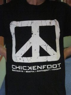 CHICKENFOOT (XXL Black T shirt)The World 2009 JerZees   New