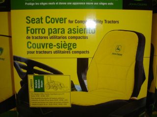 JOHN DEERE NEW MEDIUM SEAT COVER FOR COMPACT UTILITY TRACTOR W/15 