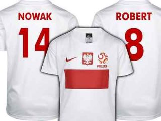   Poland shirt with YOUR NAME   brand new Nike home Stadium Jersey 12 13