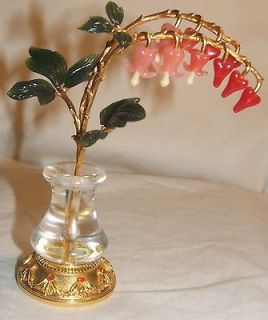 Joan Rivers Faberge Imperial Flowers Bleeding Hearts