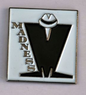 Madness Logo Ska/Mod/Scoote​r Quality Enamel Lapel Pin Badge