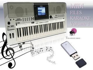 MIDI File Karaoke USB stick for PSR S900 Vol 1