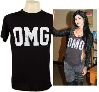 OMG Kat Von D Punk Goth Death Funky Rock Punk Tee T Shirt S,M,L,XL