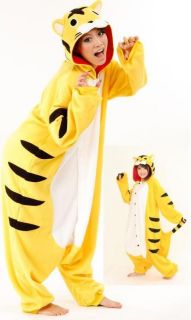 JP Anime Tiger Pyjamas Animal Cosplay Costume Sleepsuit Kigurumi 