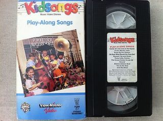 KIDSONGS Play Along Songs VHS Viewmaster Video RARE Kids
