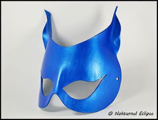  Leather Mask Batgirl Super Hero Cat Halloween Costume Masquerade