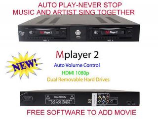 MPlayer2 Vietnamese & English Karaoke 4TB HDD 19K SONG AUTO PLAY WITH 