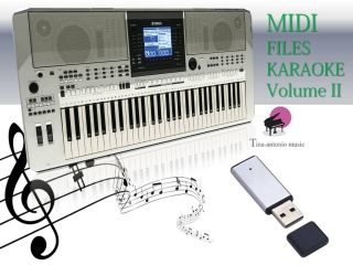 MIDI File Karaoke USB stick for PSR S900 NEW Volume 2