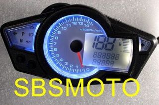   motor bike LCD digital speedometer odometer 17 Honda miles