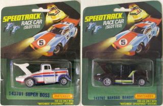 1979 Matchbox Bandag Bandit & Super Boss HO Slot Cars
