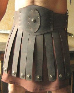 Medieval Roman Gladiator Leather Belt Armor (Combo)