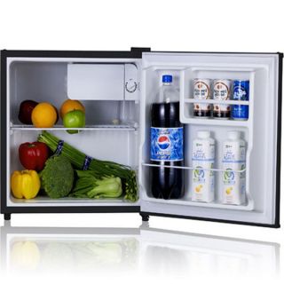   Cu. Ft. Compact Refrigerator, Stainless Steel Fridge w/ Freezer