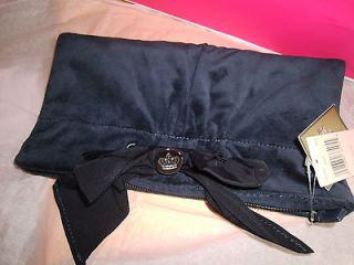 Newly listed new w/ tags juicy couture velour clutch bow bag yhru2852 