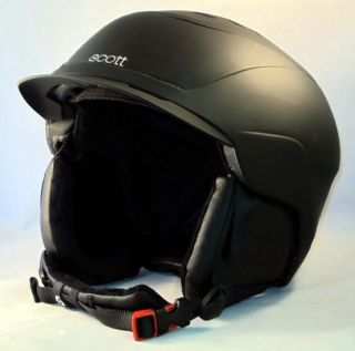 New $90 Scott Roam Premium Helmet Black Titanium Matte, L Ski 