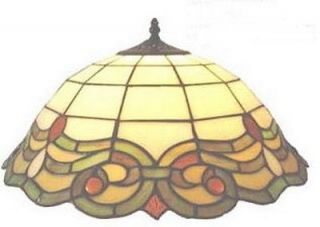 LEADED STAINED GLASS LAMP SHADE*NIB*ORIG $360.00!!!