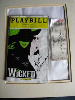 Wicked Signed Playbill   Katie Rose Clarke 2007