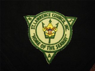 Vintage BSA Boy Scout Neckerchief 50s or 60s St Lawrence Council 