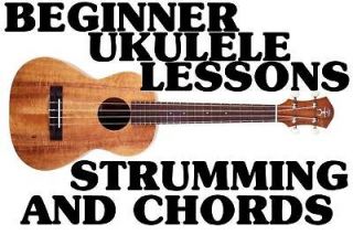 Beginner Ukulele Lessons Strumming & Chords DVD. GREAT
