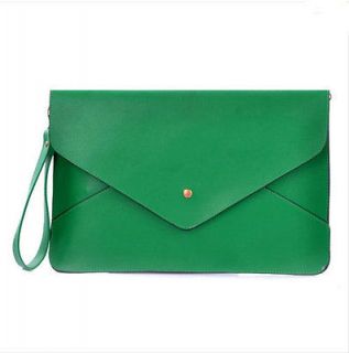 New Women lady Clutch Envelope Handbag Purse Messenger HOBO Bag PU 