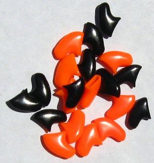  Nail Caps For Cat Claws * HALLOWEEN COLORS * Paws * ORANGE and BLACK