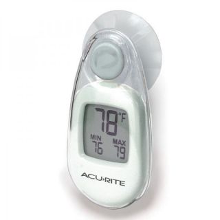 Acu Rite Digital Outdoor Window Thermometer with Suction Cup; 4 Colors 