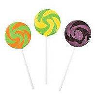12 Bright Colorful Swirl Pop Lollipop Wedding Candy Buffet Table 