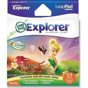LEAP FROG EXPLORER & LEAP PAD LEARNING GAME ~ TINKER BELL & THE LOST 