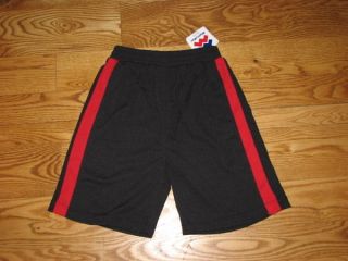NEW Miami Heat Boys Youth Athletic Shorts Size M 12 14 Red Black Girls 
