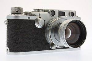 Leica IIIf 35mm Rangefinder Camera with Summitar 5cm F/2 Lens