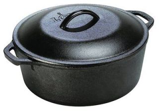 Lodge Logic Cast Iron Dutch Oven with Loop Handles NEW