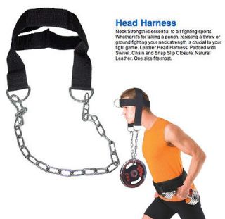   Harness Neck Strength Head Strap Weight Lifting Exercise Fitness Belt