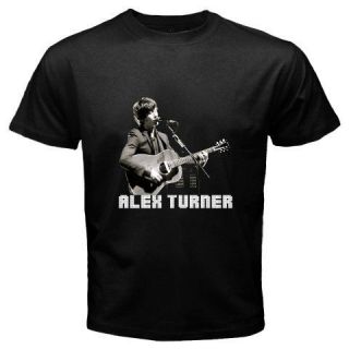 New Alex Turner *Arctic Monkeys Rock Musician Mens Black T Shirt Size 