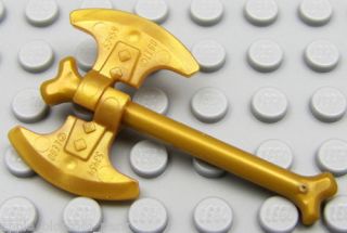 NEW Lego Ninjago Ninja Gold GOLDEN BONE AXE Weapon
