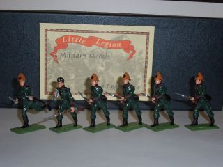 LITTLE LEGION 60TH REGIMENT KINGS ROYAL RIFLE CORPS METAL TOY SOLDIER 