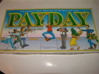 PAYDAY Parker Brothers Family Board Game 1994 8+