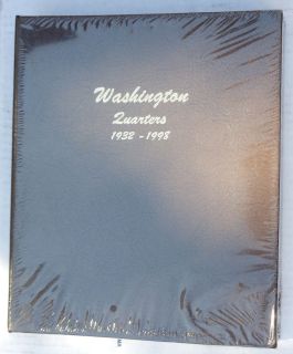 DANSCO Coin Book Album NEW Washington Quarters 1932 1998