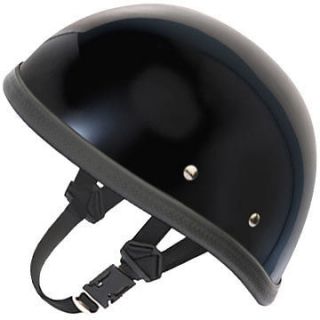   BLACK Eagle Daytona NOVELTY Motorcycle Half Helmet LOW PROFILE 1002A