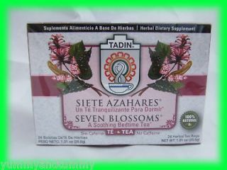 NATURAL HERBAL TEA SEVEN BLOSSOMS  SOOTHING BEDTIME TEA