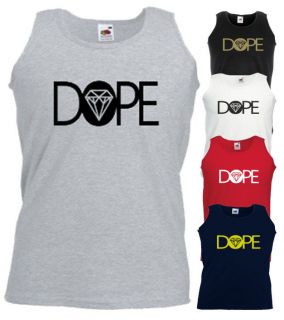Dope Diamond Vest Top T shirt Mac Miller OFWGKTA YMCMB Mens WILL I AM