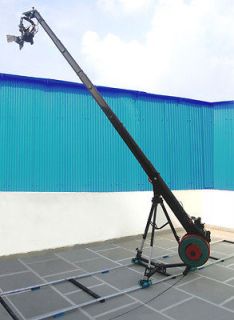   Arm Crane bowl stand pan tilt had floor & Track dolly for films movie