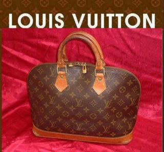 Louis Vuitton Alma hand bag authentic is guaranteed 