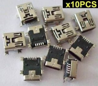 Mini USB B 5Pin SMT Mini Socket Connector/ pcb slot 50pcs